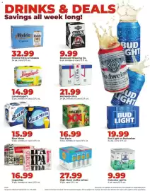 Hy-Vee weekly ad week 39 Page 41: Blue Moon €15,99, Michelob Ultra €21,99