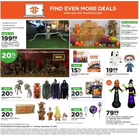Mills Fleet Farm weekly ad week 39 Page 23: Sylvania LED Mini Lights, Halloween Animated Plush €19,99