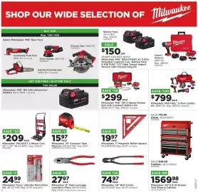 Mills Fleet Farm weekly ad week 39 Page 9: Milwaukee 12-pc. Ultimate Demolition Kit €24,99