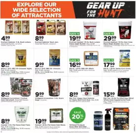 Mills Fleet Farm weekly ad Page 14: Wildgame Innovations Crushed Deer Attractant €8,99, Big & J BB2 10+ Granular Apple €8,99