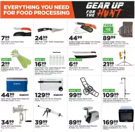 Mills Fleet Farm weekly ad Page 18: Ridgeline game cleaning gloves €2,99