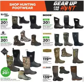 Mills Fleet Farm weekly ad Page 21: Muck Footwear for the Family, Rocky Men's Footwear