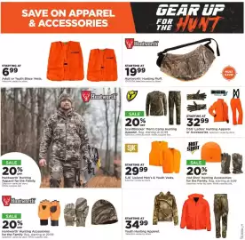 Mills Fleet Farm weekly ad Page 23: Hot Shot Hunting Accessories for the Family, ScentBlocker Men's Camo Hunting Apparel