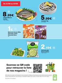 Catalogue Hmarket semaine 39 page 8: Miko Batonnet donuts €1,00, Smart Choice Haricots plat €2,19
