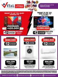 Catálogo Supermayorista Vital semana 39 Página 1: ✓ ITAL SUPERMAYORISTA EL MAYORISTA DE TU AHORRO SMART TV 43" TCL QLED TCL