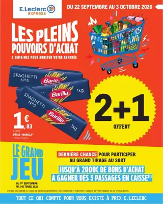E.Leclerc Express | Café et petit déjeuner (valable jusqu'au 3-10)