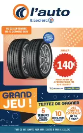 Catalogue E.Leclerc L'Auto | L'Auto E.Leclerc en fête page 1: GOODYEAR Pneumatiques €140,00