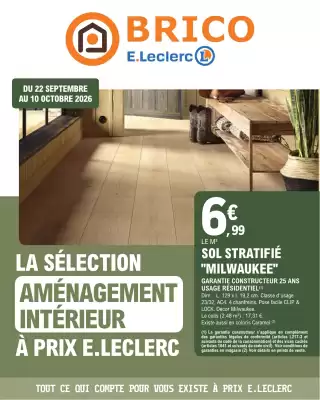 E.Leclerc Brico | Bricolez à petits prix (valable jusqu'au 10-10)