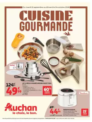 Auchan Supermarché | Cuisine gourmande hypers (valable jusqu'au 4-10)