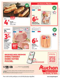 Catalogue Auchan Supermarché | Saveurs d'Asie supers page 8: ÉCLAIRS €4,00, LE FOUÉ Jambon cuit supérieur €10,63