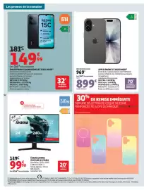 Catalogue Auchan | Saveurs d'Asie hypers page 52: APPLE IPHONE 17 256GO NOIR €899,00, XIAOMI REDMI 15C €149,99