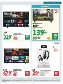 Catalogue Auchan | Saveurs d'Asie hypers page 53: JVC HA EC25T SPORT TWS €29,99, Qilive TV LED 40" €139,99
