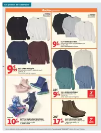 Catalogue Auchan | Saveurs d'Asie hypers page 54: INEXTENSO PULL HOMME €9,99, INEXTENSO BOTTE DE PLUIE ENFANT €10,99