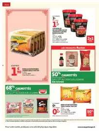 Catalogue Auchan | Saveurs d'Asie hypers page 8: YumYum NOUILLLES INSTANTANÉES TRIPLE CHEESE €0,47