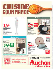 Catalogue Auchan | Cuisine gourmande hypers page 44: Moulinex Mixeur plongeant €14,99