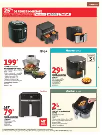 Catalogue Auchan | Cuisine gourmande hypers page 17: Moulinex Friteuse sans huile €79,00, Ottava FRITEUSE SANS HUILE €29,99