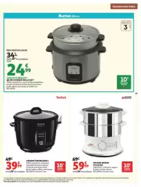 Catalogue Auchan | Cuisine gourmande hypers page 25: Tefal Cuisseur à riz €39,99, SEB CUISEUR VAPEUR €59,99