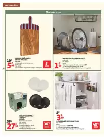 Catalogue Auchan | Cuisine gourmande hypers page 26: PLANCHE À DÉCOUPER EN BOIS D'ACACIA €5,99