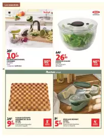 Catalogue Auchan | Cuisine gourmande hypers page 28: OXO Essoreuse à salade €26,99, Tefal HACHOIR SHAKER MANUEL €10,49