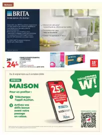 Catalogue Auchan | Cuisine gourmande hypers page 34: Brita carafe filtrante essential €24,99
