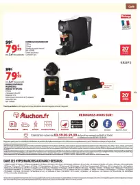 Catalogue Auchan | Cuisine gourmande hypers page 43: Malongo ESPRESSO EOH NOIR MAT €79,99