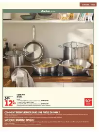 Catalogue Auchan | Cuisine gourmande hypers page 7: Gamme inox actuel €12,49