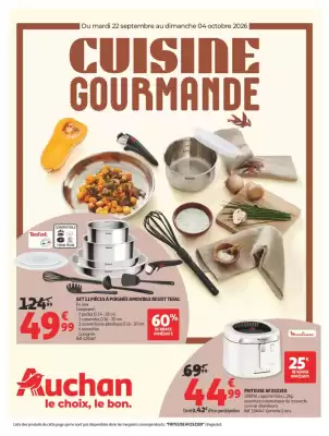 Auchan | Cuisine gourmande hypers (valable jusqu'au 4-10)