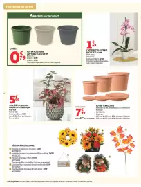 Catalogue Auchan | Jardinage automne page 4: CACHE POT CÉRAMIQUE €5,99, CACHE POT PLASTIQUE €1,49