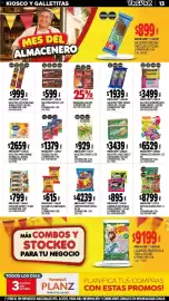 Catálogo Supermercados Yaguar semana 39 Página 14: Cosmos chupetin fruta €4.239,00, Bagley galletitas cereal €3.439,00