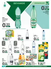 Volantino Tutto Risparmio Cash&Carry Pagina 26: Fiuggi acqua naturale vivace frizzante €0,52, San Benedetto Succoso €1,05