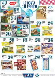 Volantino Sidis Pagina 10: Condiscoglio Arbi Bianco/Pomodoro €3,59, Findus Burger di Pollo €2,99