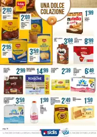 Volantino Sidis Pagina 16: Biscotti ricchi Faccine Balocco €2,49, Caffè classico Hag €3,69