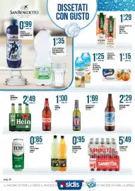 Volantino Sidis Pagina 20: Birra Heineken €2,49, Sanbitter Dry/Rosso €5,49