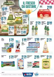 Volantino Sidis Pagina 6: Valsolia Bontà e Salute €1,29, Activia Drink Danone Fibre E Cereali €0,99
