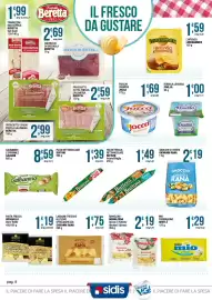 Volantino Sidis Pagina 8: Lasagne fresche all'uovo Sfogliagrezza Giovanni Rana €1,75, Robiola Osella Leggera €1,00