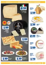 Volantino Ok Sigma Pagina 3: Busti Pecorino Toscano DOP €2,29, Auricchio provolone classico €1,59