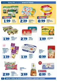 Volantino Ok Sigma Pagina 8: Bayerland senza lattosio €1,29, GranTerre Grana Padano DOP €3,69