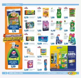 Volantino GeD Shopping Pagina 4: Fairy gel lavastov €4,49, Curalavast. ML250/ Brillantante Bioform €1,99