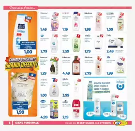 Volantino GeD Shopping Pagina 8: Dove sapone liquido €1,79, Infasil Bagno Neutro €2,79