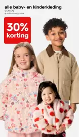 HEMA Flugblatt woche 39 Seite 5: alle baby- en kinderkleding S t/m XXL Bij minimale besteding van 9.99 30% korting