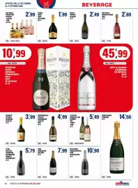 Volantino Adhoc Pagina 28: La Chateau Crémant de Loire spumante brut bianco rosè €5,49, Aeree Franciacorta Brut Docg €7,99