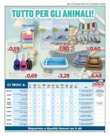 Volantino Maxi Nonna Isa Pagina 16: Lettiera aperta €3,29, Comoda cuccia per animali domestici €6,49