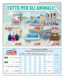Volantino Maxi Nonna Isa Pagina 17: Lettiera aperta €3,29, Comoda cuccia per animali domestici €6,49