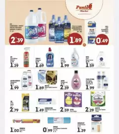 Volantino Punto é market Pagina 7: Malizia Sapone liquido Ecoricarica €1,89, Felce Azzurra Deo Classico €1,99