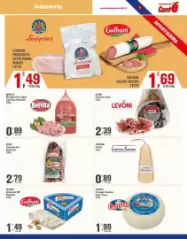 Volantino Conté Supermercati Pagina 3: Prosciutto Crudo L'Etto Levoni €2,39, Mortadella Gran Sigillo Beretta €0,89