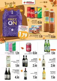Volantino Mazzeo Supermercati Pagina 10: Vino Solopaca €2,49, Amaro Pugliese €7,99