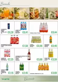 Volantino Sugros Pagina 24: Lurisia gazzosa €0,96, Sanpellegrino acqua frizzante €1,15