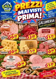 Volantino A Casa Mia Pagina 6: Maasdammer €0,69, Grana padano €1,19