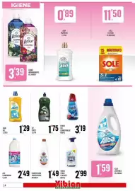 Volantino Vibian settimana 39 Pagina 14: Ace candeggina classica €2,49, Alba gel €1,29