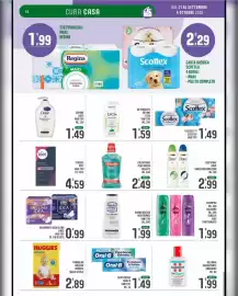Volantino La Mimosa Supermercati Pagina 14: Bagno doccia Neutromed €1,99, Sunsilk vari trattamenti €1,99
